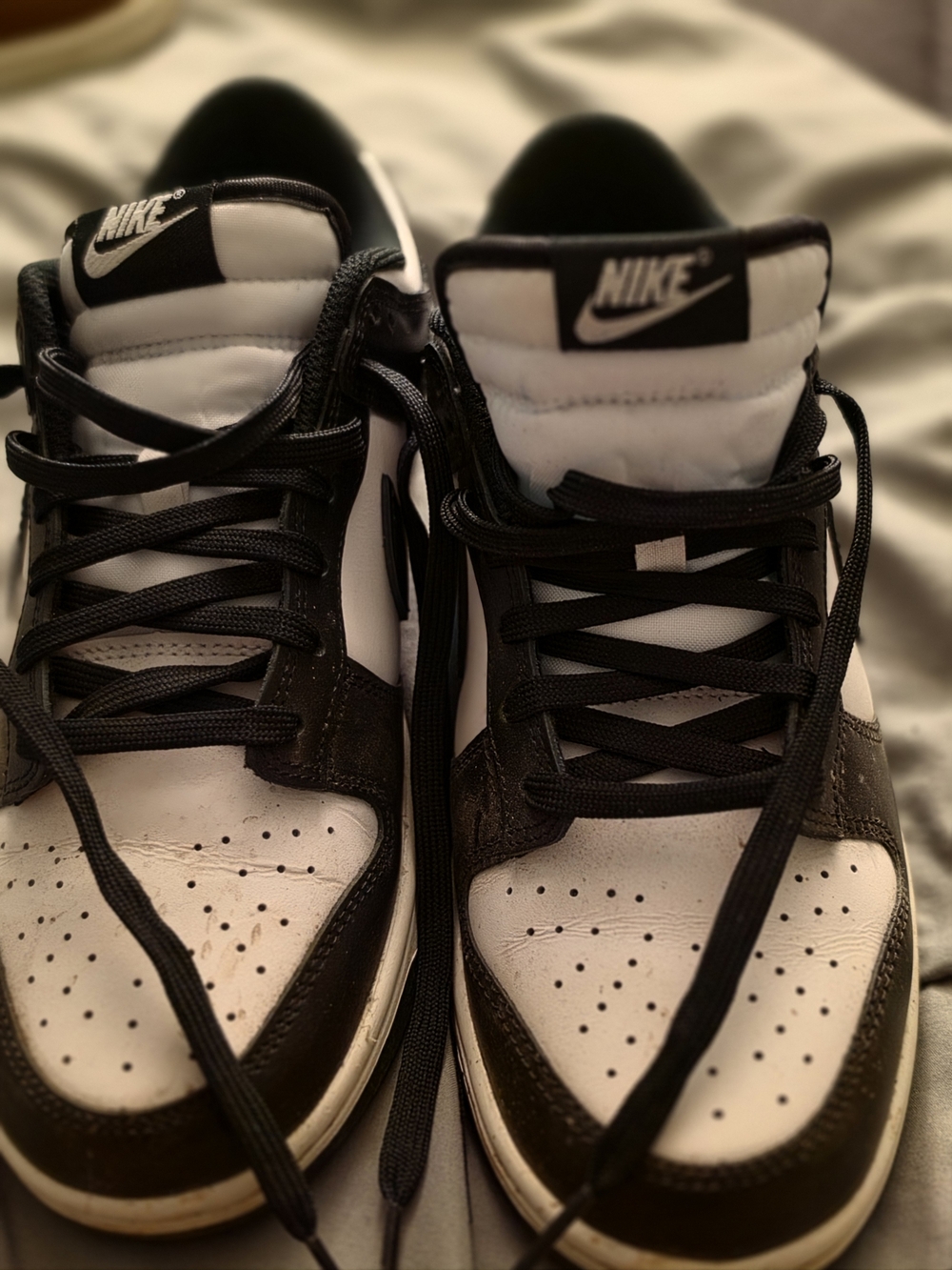 Nike Black and White High-Top Sneakers